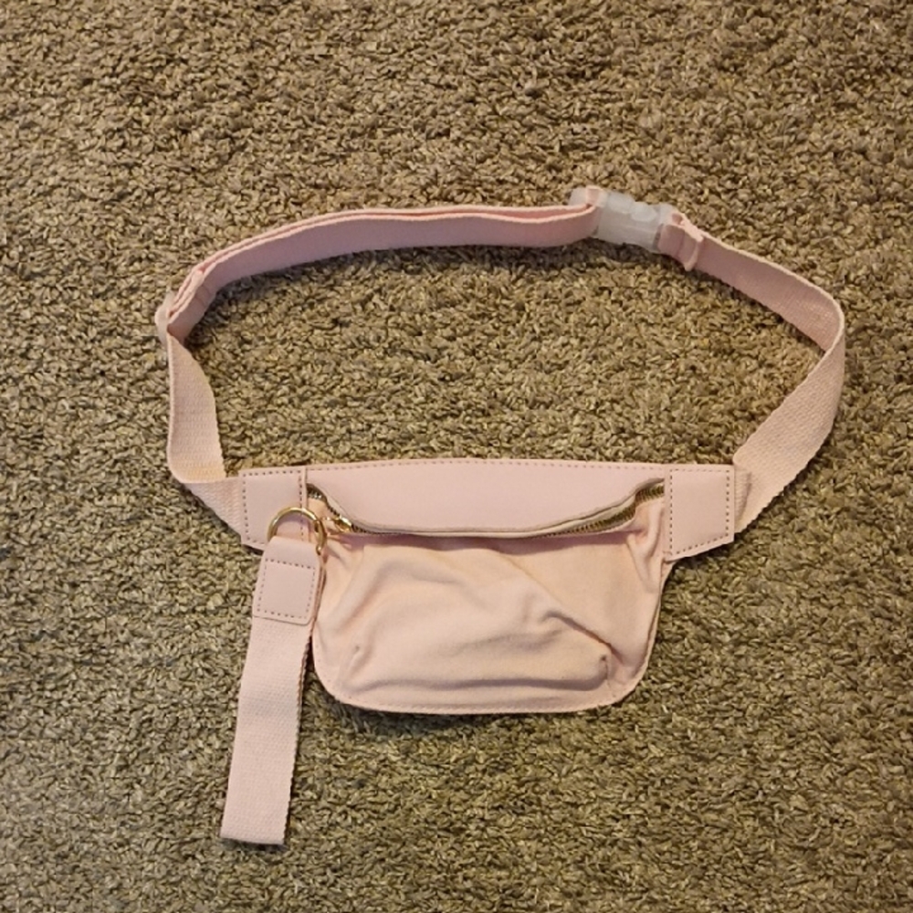 Baby Pink Canvas Fanny Pack- BUNDLE ONLY!
